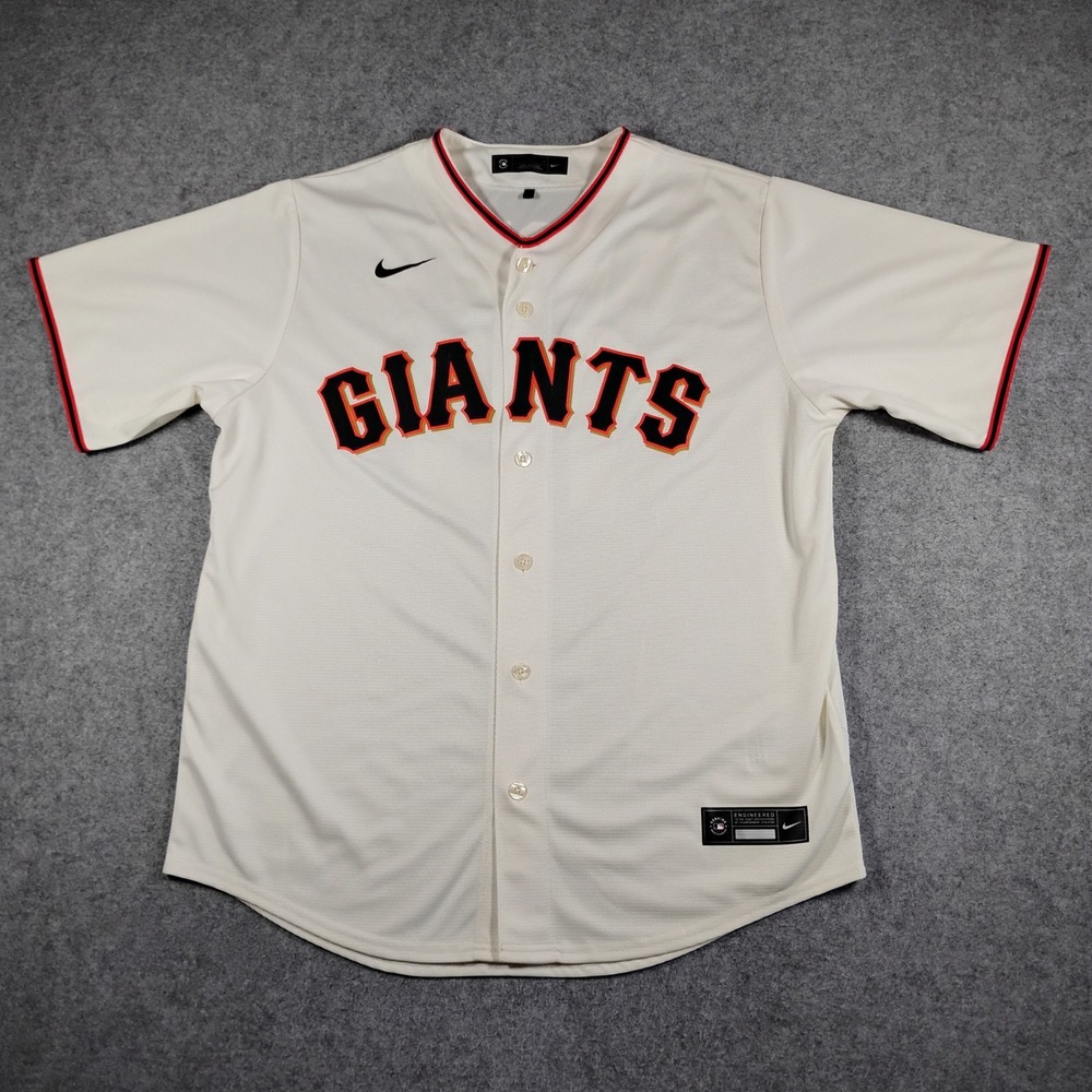 Nike San Francisco Giants Gabe Kapler 19 MLB Jersey Mens Large Cream T770-GICH